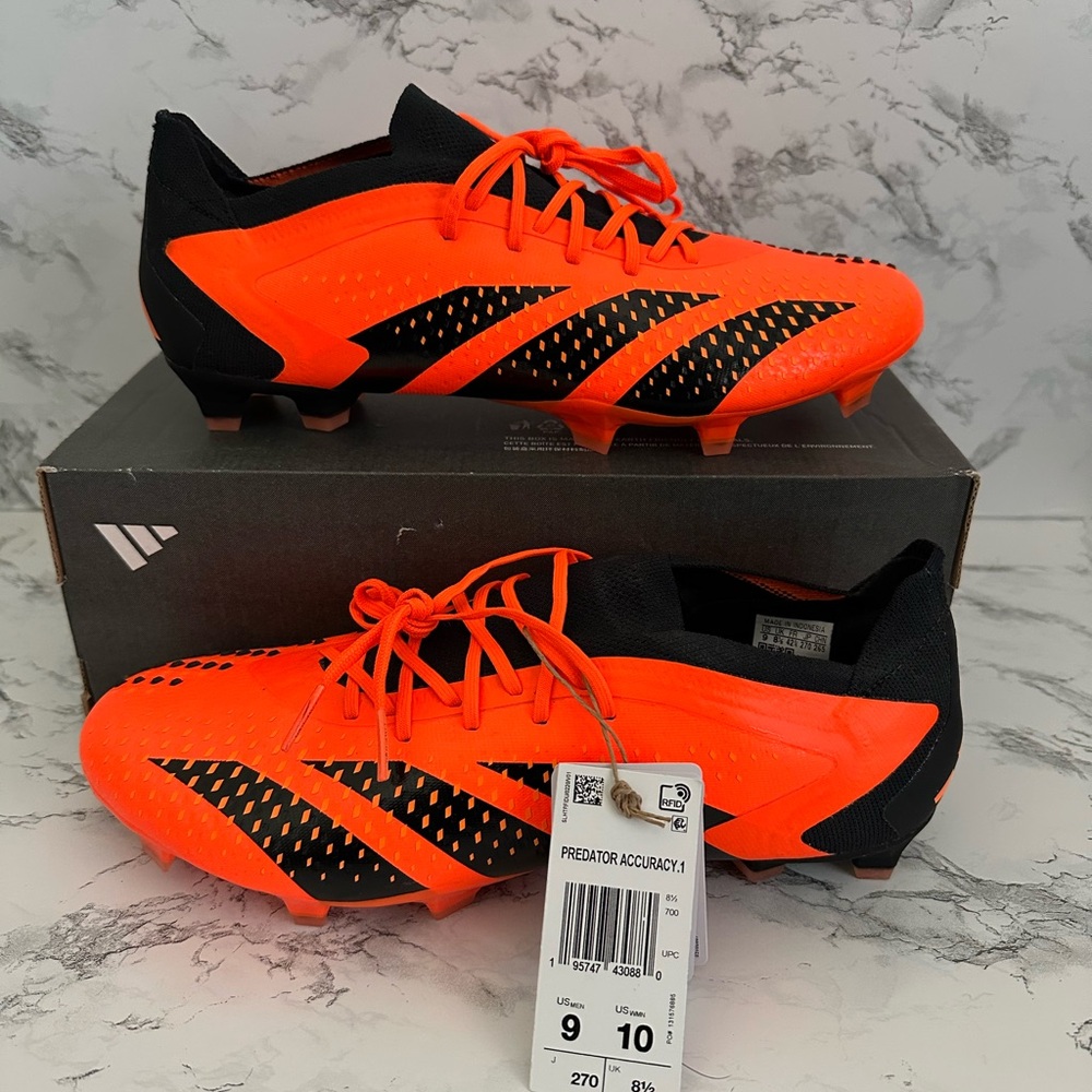 Adidas Predator Accuracy.1 Low FG Heatspawn Pack Soccer Cleats Women Size 10